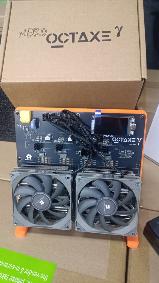 OctAxe 9.6 TH/s Bitcoin Miner – Ultra-Efficient Solo Mining ASIC (160W • Quiet • Home Mining Ready)