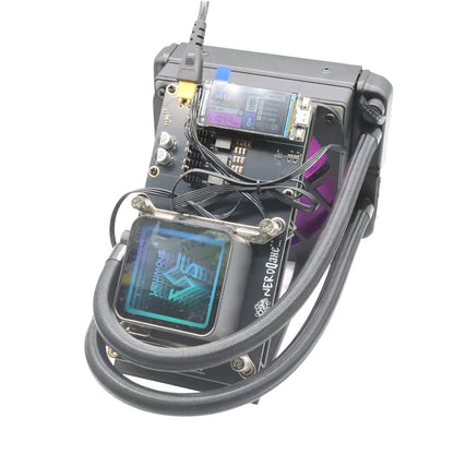 Rev 6.1 NerdQaxe Hydro – Ultra-Quiet Hydro-Cooled Bitcoin Solo Miner (Updated 2025 Model)