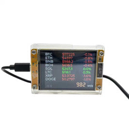 NerdMiner V2 — WiFi Bitcoin Lottery Miner (Educational & Low-Power USB Device)