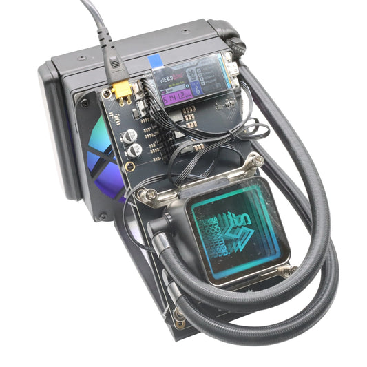 Rev 6.1 NerdQaxe Hydro – Ultra-Quiet Hydro-Cooled Bitcoin Solo Miner (Updated 2025 Model)